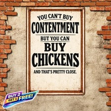 Goat Quote Aluminum Rustic Tin Sign 8x12 Funny Farmhouse Animal Decor