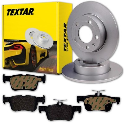 TEXTAR BREMSSCHEIBEN 316mm + BELÄGE HINTEN passend für FORD GALAXY CK S-MAX CJ