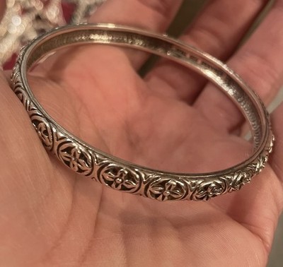 Barse .925 Sterling Silver Bangle Bracelet 32.8g 