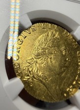 1787 George III Full Guinea NGC MS61 Gold Coin