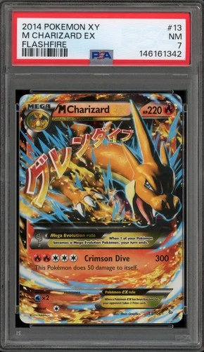 Pokemon M Charizard EX XY Flashfire Holo Rare #13 PSA 7