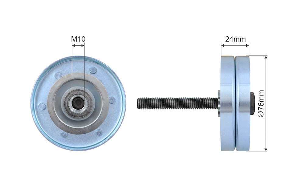 V-belt pulley Metal RNK-VW-009 NTY for SEAT SKODA VW - Image 9