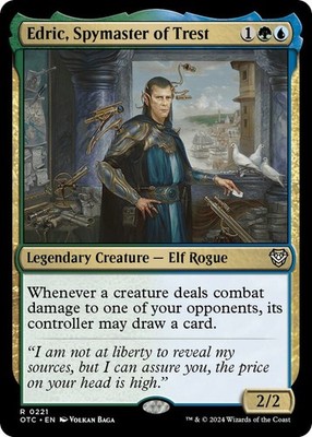 1x Edric, Spymaster of Trest - Commander: Outlaws of Thunder