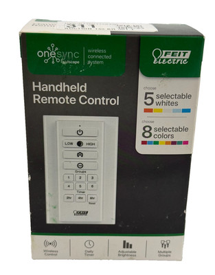 Handheld Remote Control, Wirelessly Sync Lights, Feit Electric 72873 OneSync