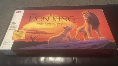 VINTAGE The Lion King Game COMPLETE Milton Bradley 1993 Disney Simba Mufasa