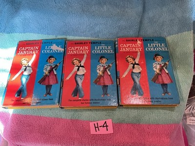 Shirley Temple Captain January & The Little Colonel Book 1st Printing. Lot Of 3