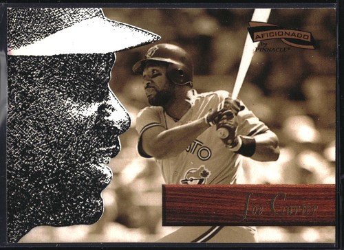 1996 Pinnacle Aficionado Joe Carter #15 card