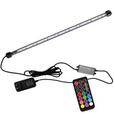 LED Aquarium Light, 19.5 inches Fish Tank Light RGB Color Underwater light Su...