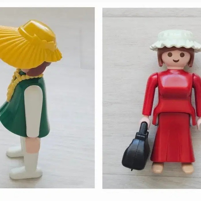 Rare Playmobil Bottle Cap Hat Toy Figure - Lightly Used