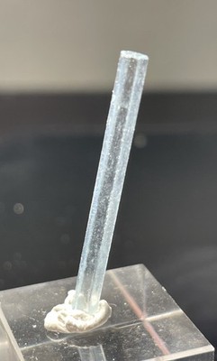 BEAUTIFUL GEM BLUE ELONGATED AQUAMARINE THUMBNAIL ERONGO MOUNTAINS,NAMIBIA