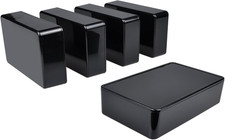 5 Pack ABS Plastic Project Box Enclosure 100x60x25mm Arduino DIY Black