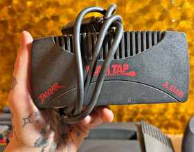 1990s Atari Jaguar Console in Original Box w/ Controller, Adapters, Cords, Games