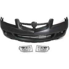 04711S3VA80ZZ, 33951S3VA11, 33901S3VA11 New Bumper Covers Fascias Set of 3 Front