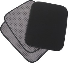 TonGass 3-Pack Microfiber Bowling Ball Towel 10 x 8 inches, Grey  Black