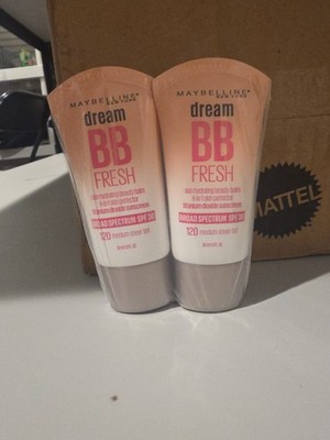 Lot of 2 Maybelline Dream BB Fresh 120 Medium Sheer Tint SPF 30 Beauty Balm