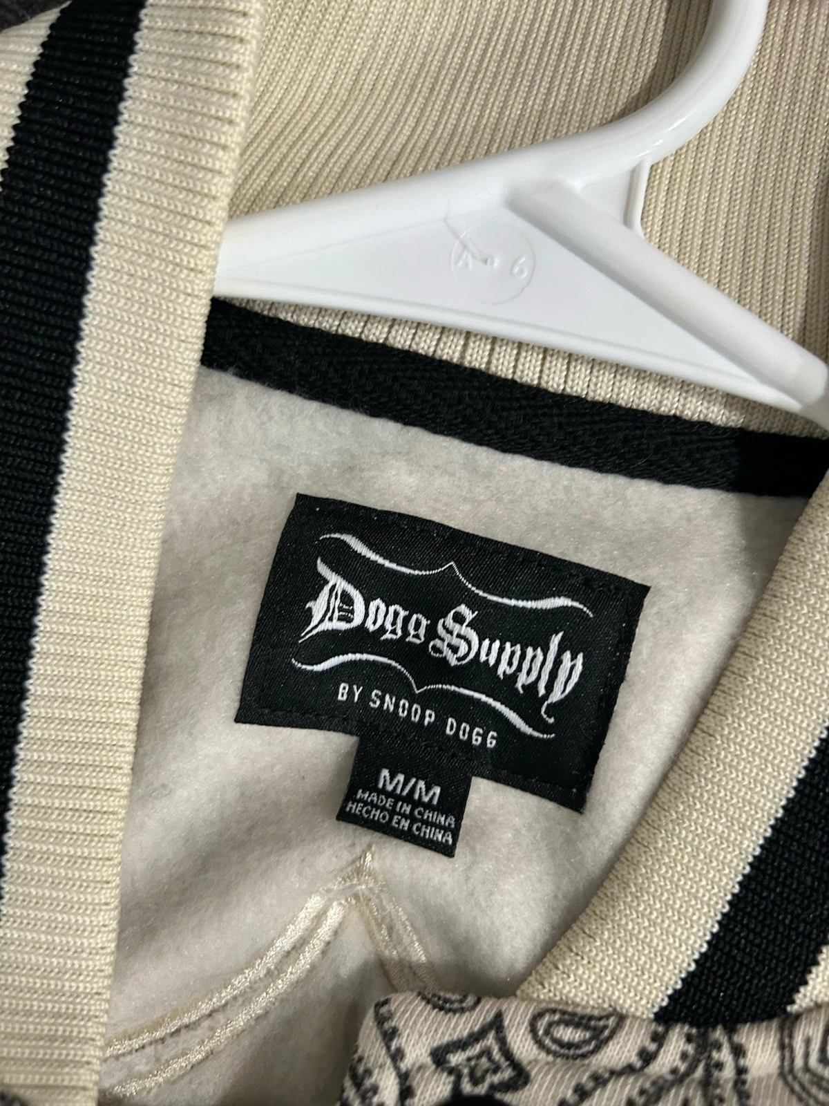 Dogg Supply by Snoop Dogg Paisley Varsity Jacket Men’s Size Medium - product detail image 5