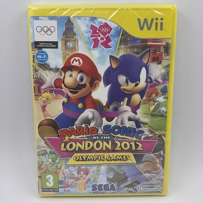 Mario & Sonic bei den Olympischen Spielen London 2012 Nintendo WII Neu Factory Sealed 