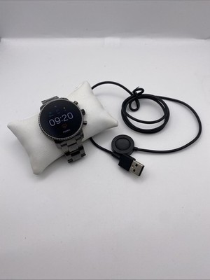 Fossil Q Explorist HR Gen Smartwatch in rare Gun Metal (DW6F1