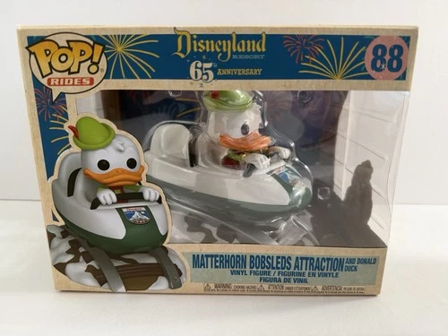 Funko Pop Rides Disneyland Matterhorn Bobsleds Attraction and Donald Duck  # 88