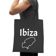 Ibiza Insel Baumwolltasche - Spanien Urlaub Reisen Party Disco