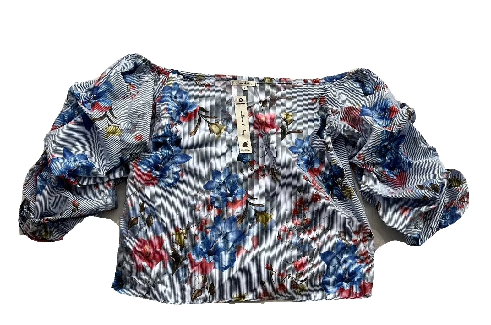 3/4 Sleeve Floral Tops for Women