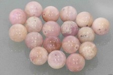 5 Stck. (2,61 € */ 1 Stck.) 12S179 - Kunzit 12mm Kugel Edelstein Mineralien 5 St