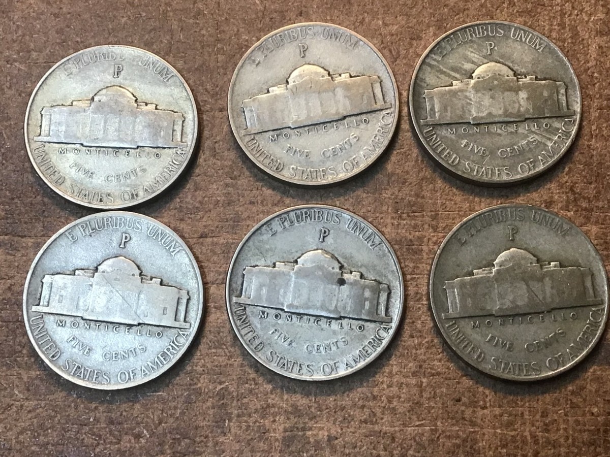 1943-p Silver War Nickel, Jefferson Nickel, 1-Coin, Melt value is