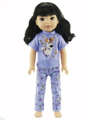 Secret Life Of Pets Pajamas For 14.5  Wellie Wisher Doll
