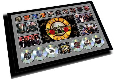 NEW GUNS N ROSES AXEL ROSE SIGNED LIMITED EDITION FRAMED