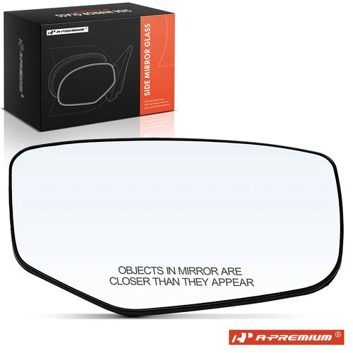 A-Premium Right Passenger Mirror Glass w/Backing Plate for Honda Accord 08-12