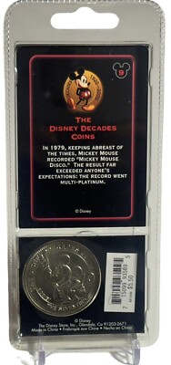 Disney Decades Coins 1979 Mickey Mouse Disco Coin #9 The Seventies
