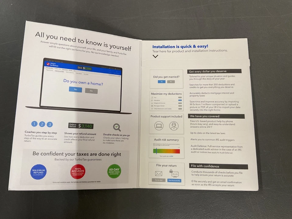 Intuit TurboTax Deluxe 2023 Федеральный с Государственным CD/Скачать - Изображение 2 из 3