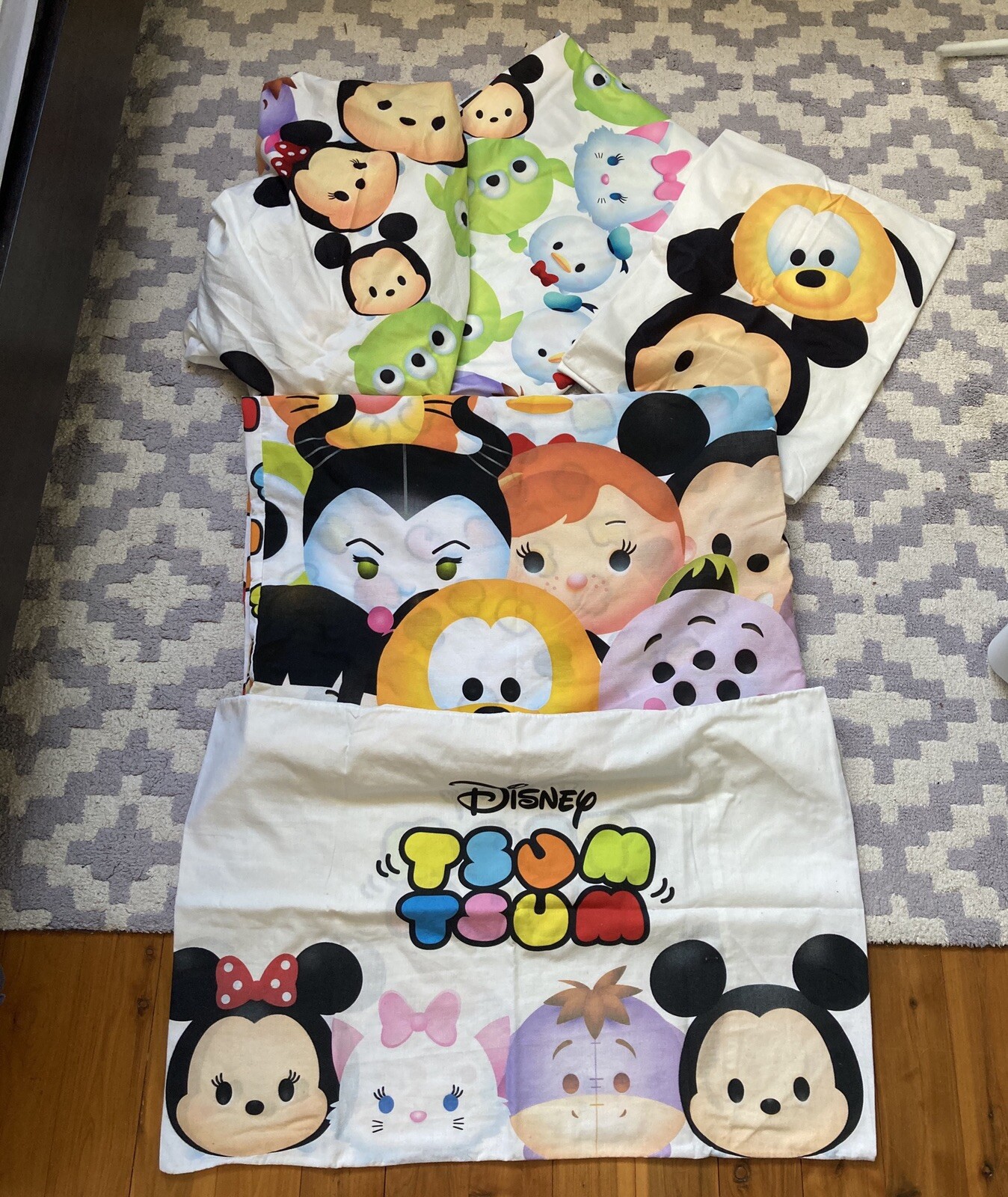 Disney Tsum Tsum Single Bed Cover And 