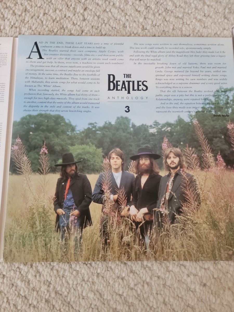 THE BEATLES Anthology 3 3LP Vinyl Records Excellent