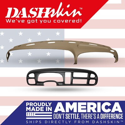 DashSkin Dash Cover & Bezel Skin Kit for 99-01 Dodge Ram in Camel Tan *K9