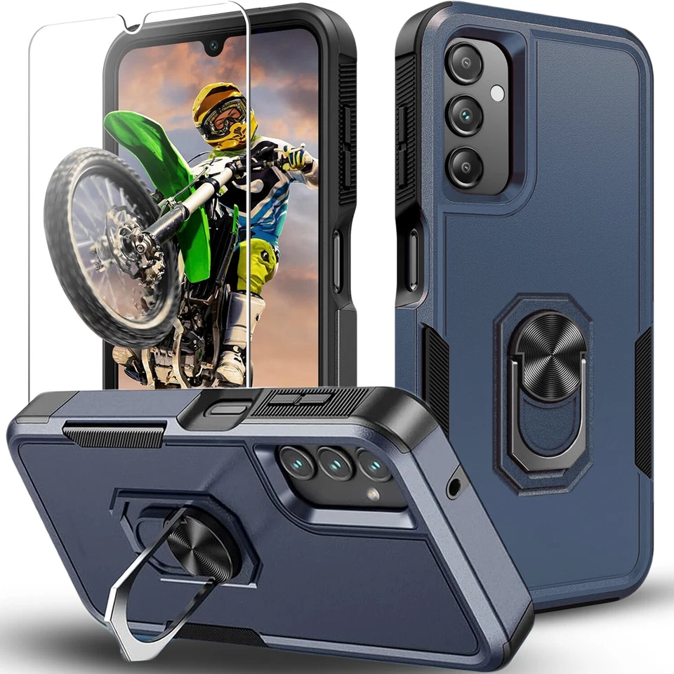 For Samsung Galaxy A16 5G A15 A14 A54 A35 A03S Case Phone Cover Shockproof+Glass - Image 4 of 4