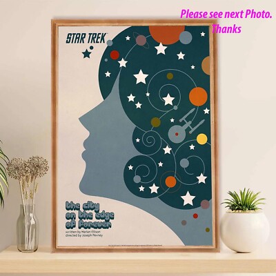 Star Trek: The City on The Edge of Forever Poster Sci-Fi TV Series Wall Decor