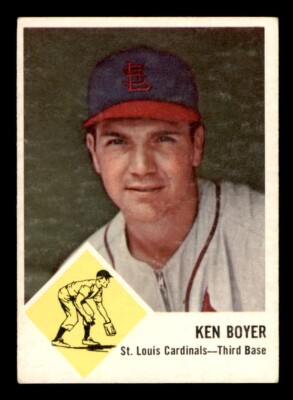 1963 Fleer Baseball #60 Ken Boyer VG/EX *e1