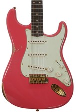 Fender Custom Shop 60' Stratocaster Relic, Gold Hw, Super Faded/aged Fiesta Red