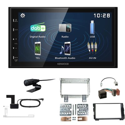 Kenwood DMX129DAB   Autoradio für KIA Cee'D 2009-2012 schwarz