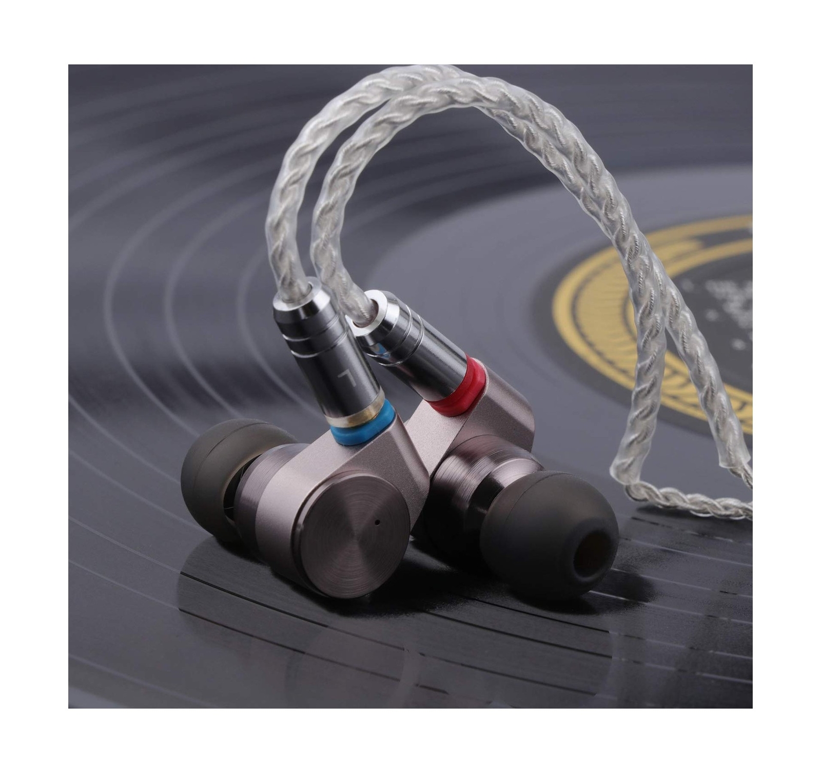 Linsoul TIN Audio T2 HiFi in Ear Monitor, 2DD Double Dynamic Driver IEM