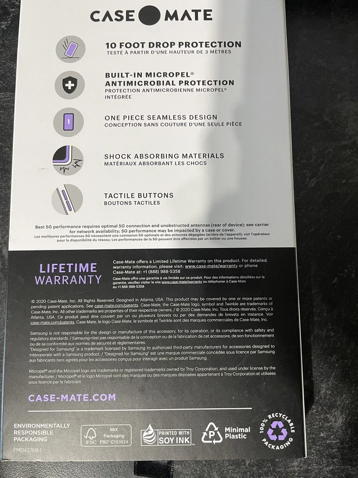 Case-Mate Samsung Galaxy Note 20 5G Twinkle Case – Stardust - Image 2 of 2