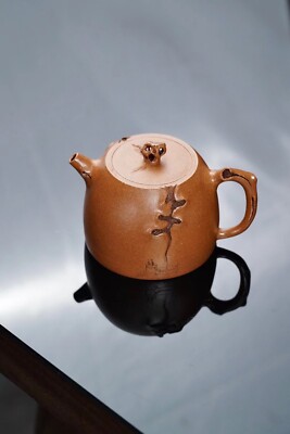 260cc chinese Yixing Handmade Zisha JiangPo clay Teapot JingLan Hu Tea Pot