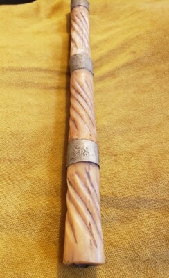 Extremely Rare Ancient Medieval Viking Bone Axe Stick Juvenile