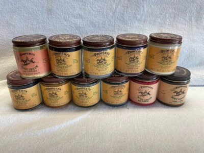 Propert's English Boot Cream Leather Boot Care 3.7 oz Glass Jar - Several colors