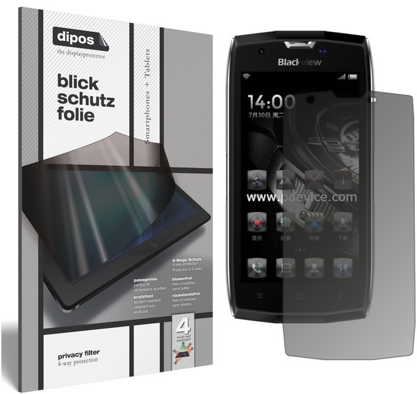 Schutzfolie FüR Blackview BV7000 Pro Blickschutzfolie Matt Folie Dipos Privacy-image