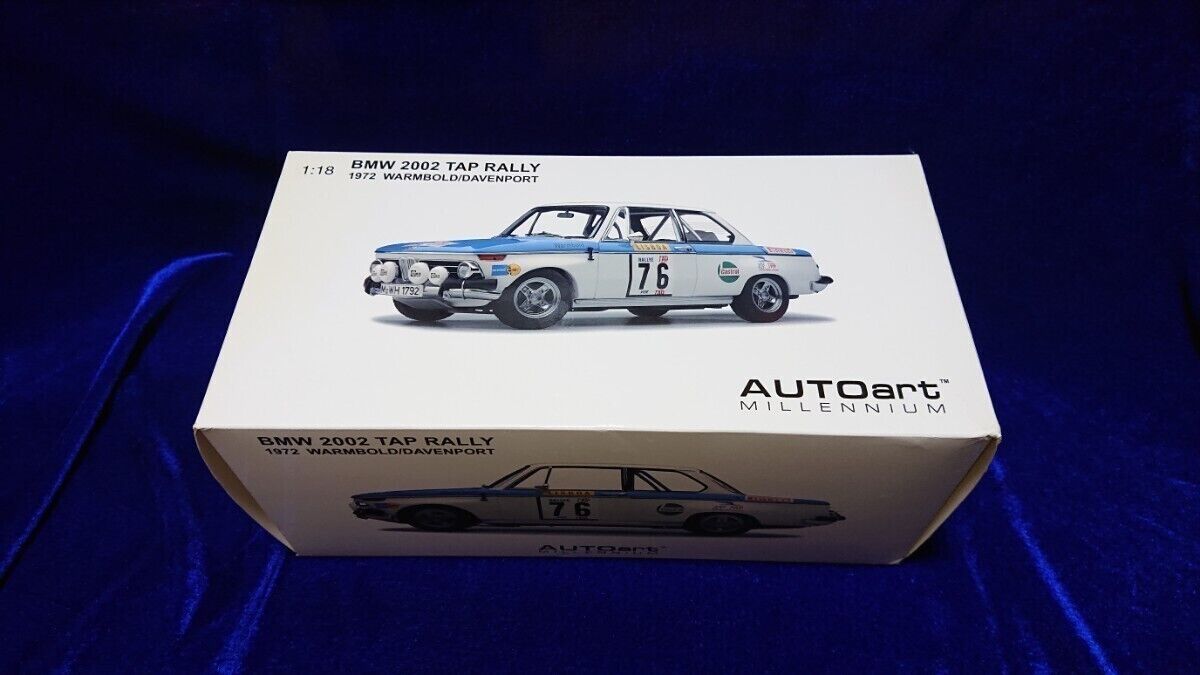 1/18 Autoart BMW 2002 TAP PORTUGAL RALLY 1972 WINNER 1/18 Autoart BMW 2002 TAP PORTUGAL RALLY 1972 WINNER