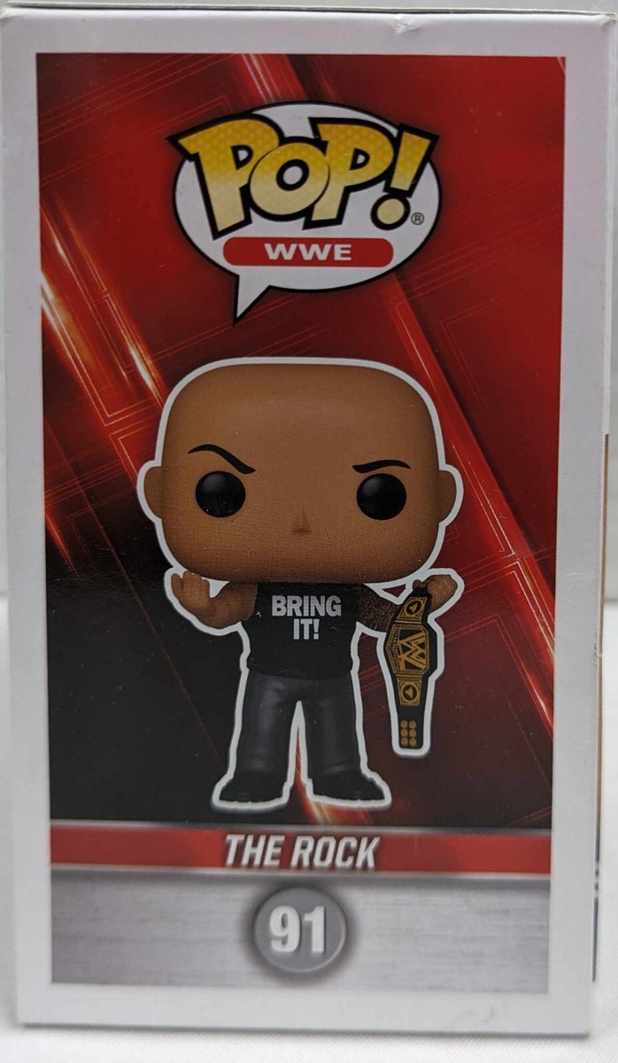 Funko Pop! Vinyl Figur The Rock – 25th Anniversary Edition Mit Championship Belt
