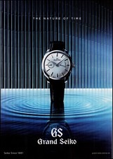 Grand Seiko Elegance SBGK007 Snowflake Nature Of Time A4 Print Ad