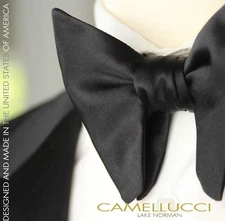 Men's Silk Self-tied Bow Tie Black